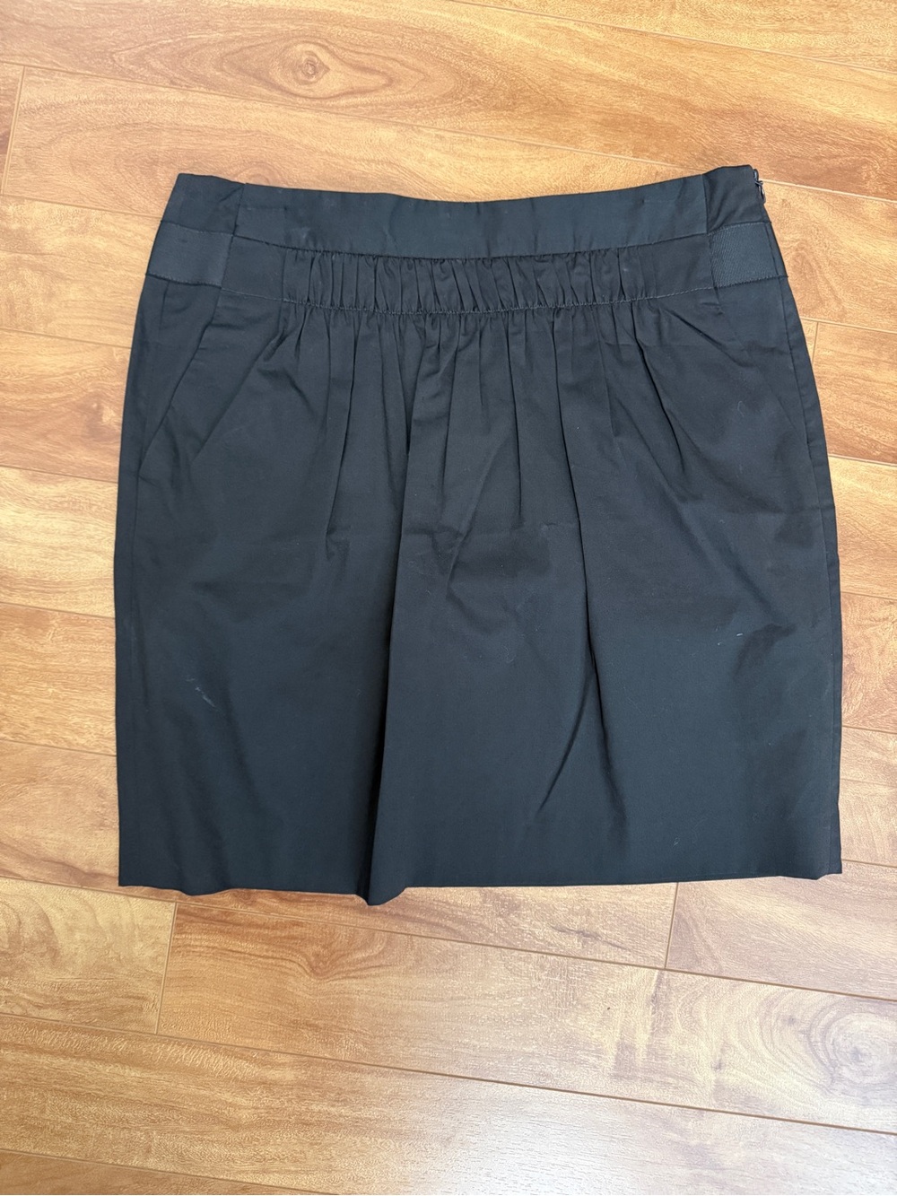 Banana Republic Black Mini Skirt with Front Pleats